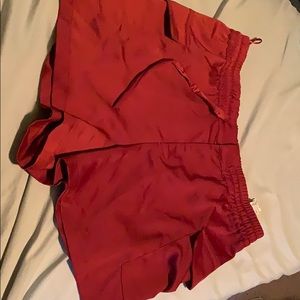 Zara rust/copper shorts